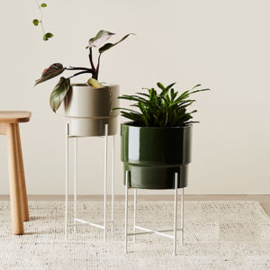 Iris Pot stand Medium White