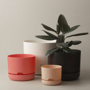 Self-watering Plant Pot 215mm Black