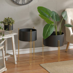 Nordic Elegance - Plant Stand - Black Small 150mm