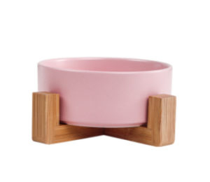 Jungle Dog Bowl Pink