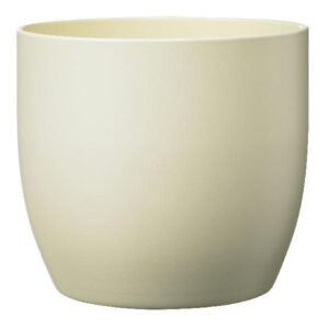Basel coverpot 21cm Ivory